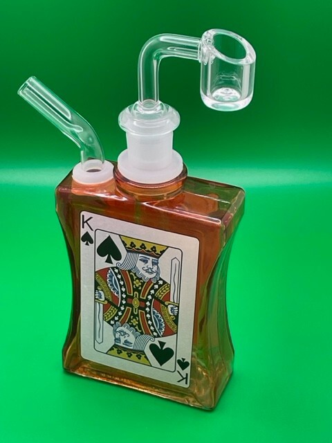 Juice Box Heavy Glass TOBACCO Water Pipes w/Free 55mm 3 piece Grinder
