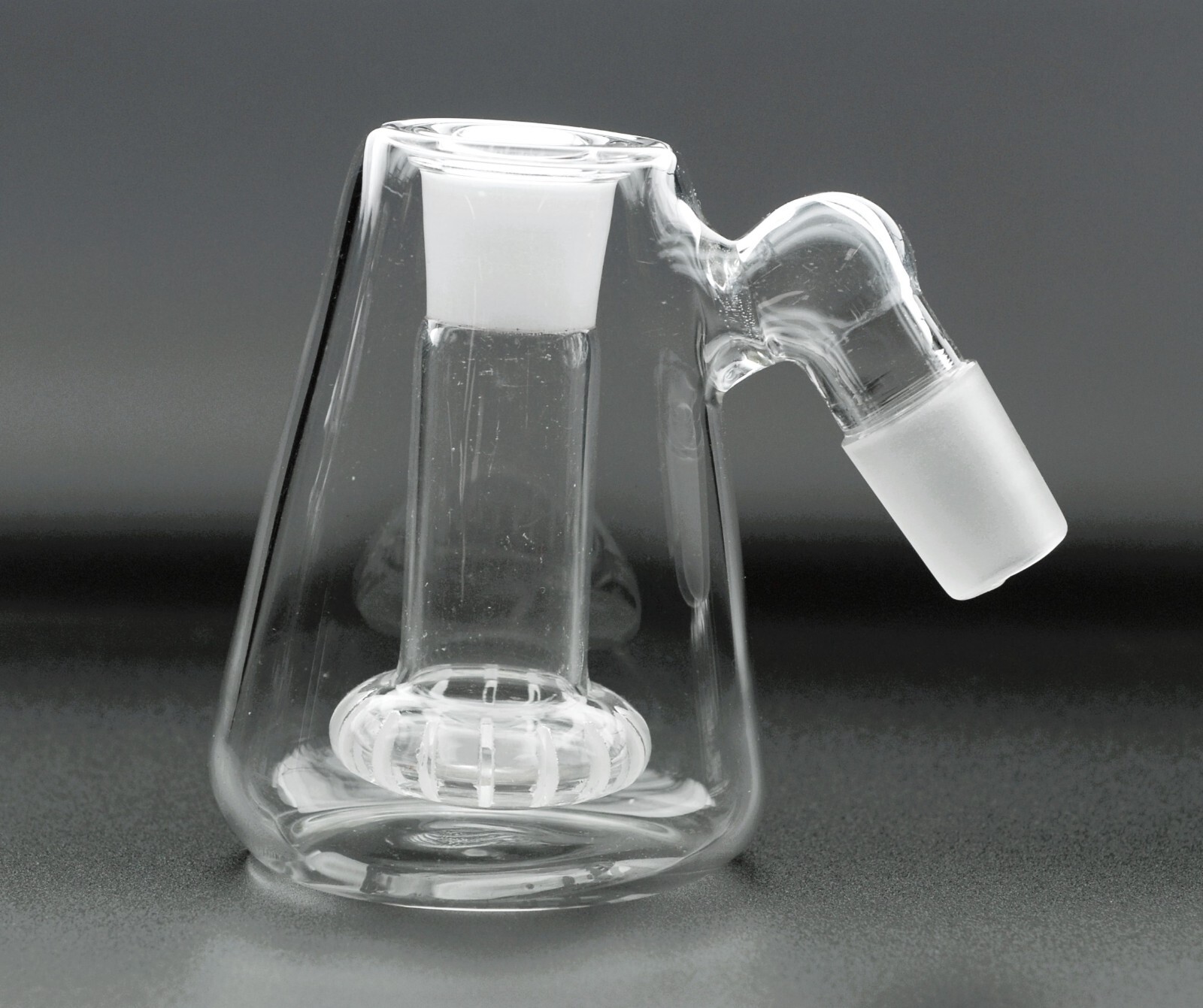 18mm FM & M 45° Joint 3.5&Prime; High Showerhead Ash Catcher  Water Pipe Bong Bubbler