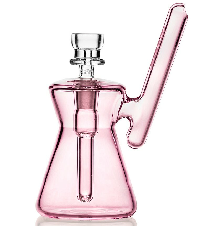 THICK Grav® Labs HOURGLASS Pocket BUBBLER Glass Water Pipe COOL Bong *USA*