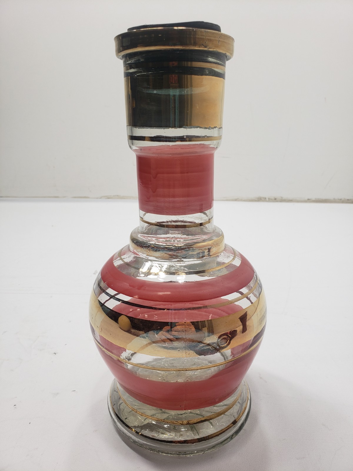 Khalil Mamoon Mini Beast Hookah Red Glass Base Hose Bowl Accessories Lot
