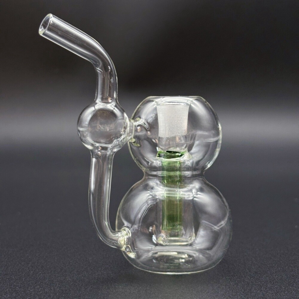 MINI 3.5&Prime; Gourd Glass Bong Hookah Shisha Pyrex Smoking Water Pipe Bubbler W/Bowl