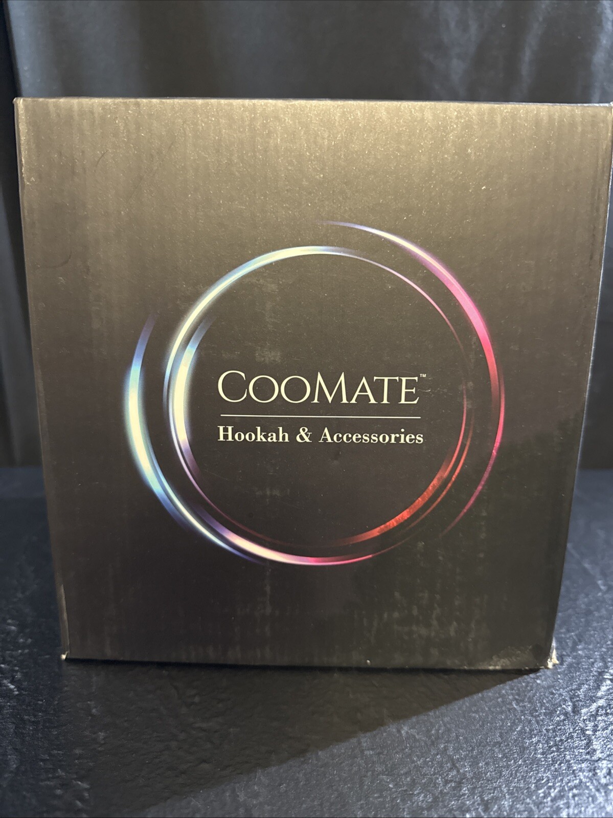 Coomate Acrylic Hookah Complete Set LED Lights Water Pipe Shisha Smoking Kit