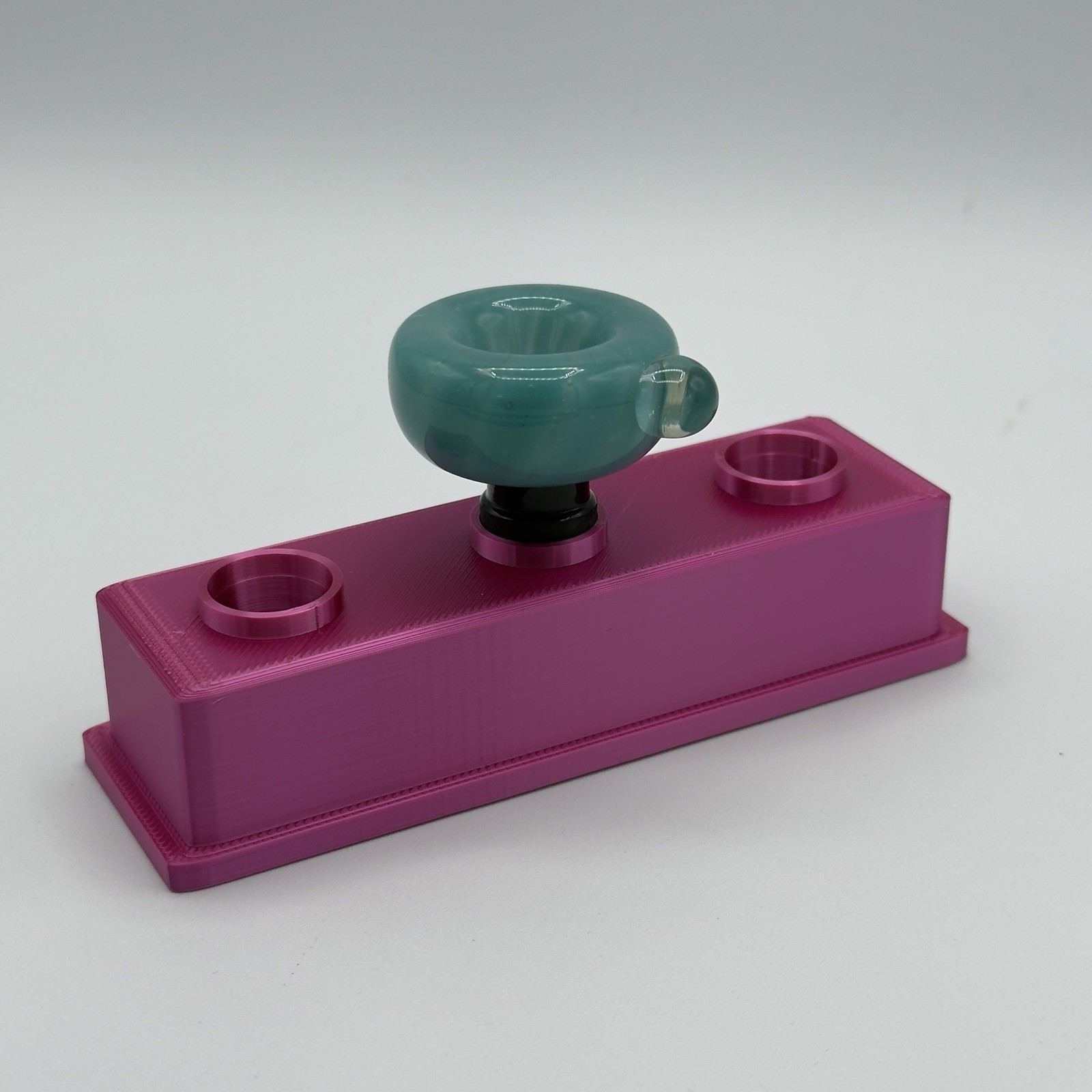 Purple 14MM Glass Bowl Piece Male Slide – Water Pipe Bong Bowl Replacement Head