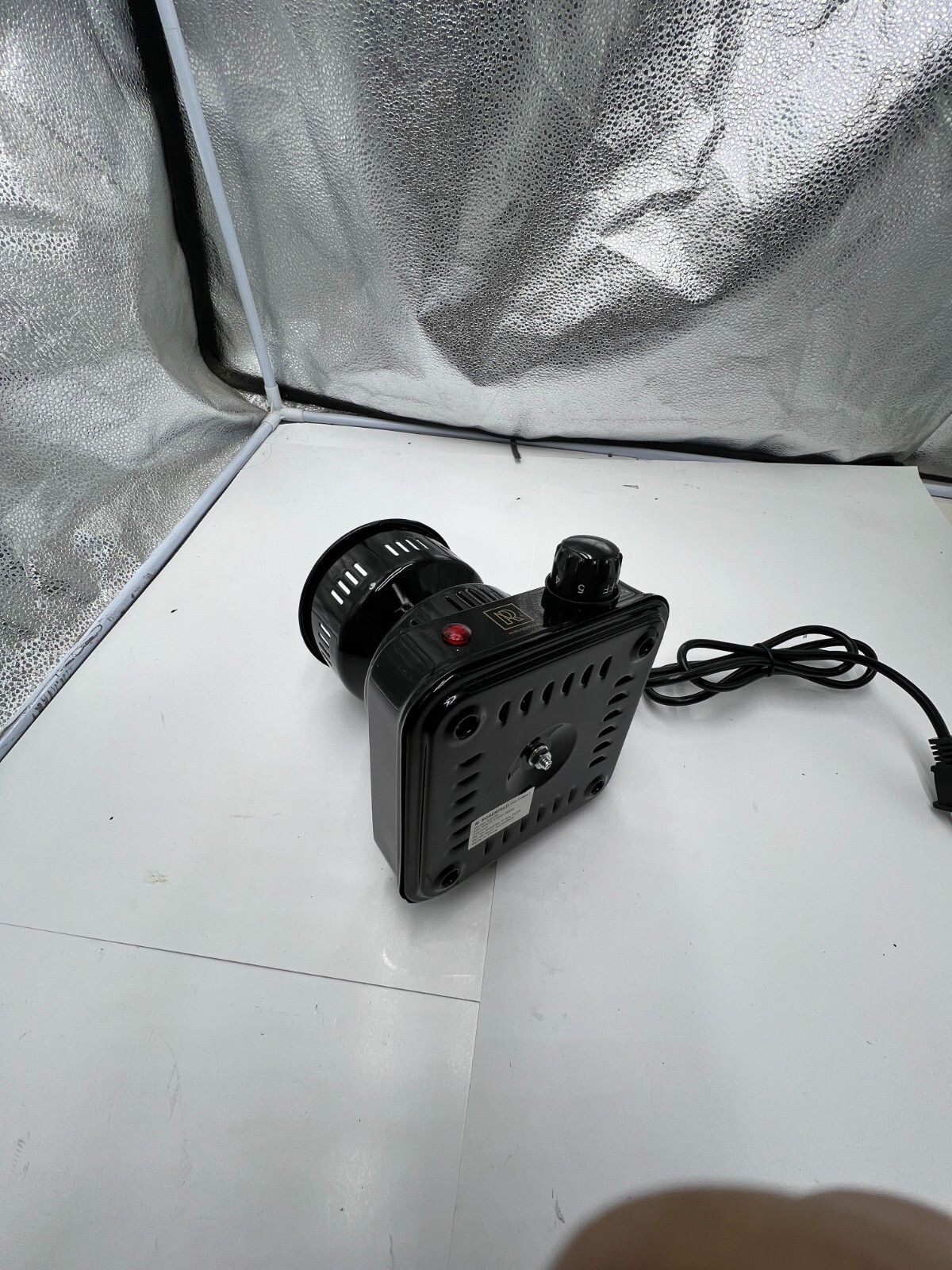 M Rosenfeld Coal Burner Fire Tower 3 AD450 Black 110V-60Hz 450 WATT for Hookah