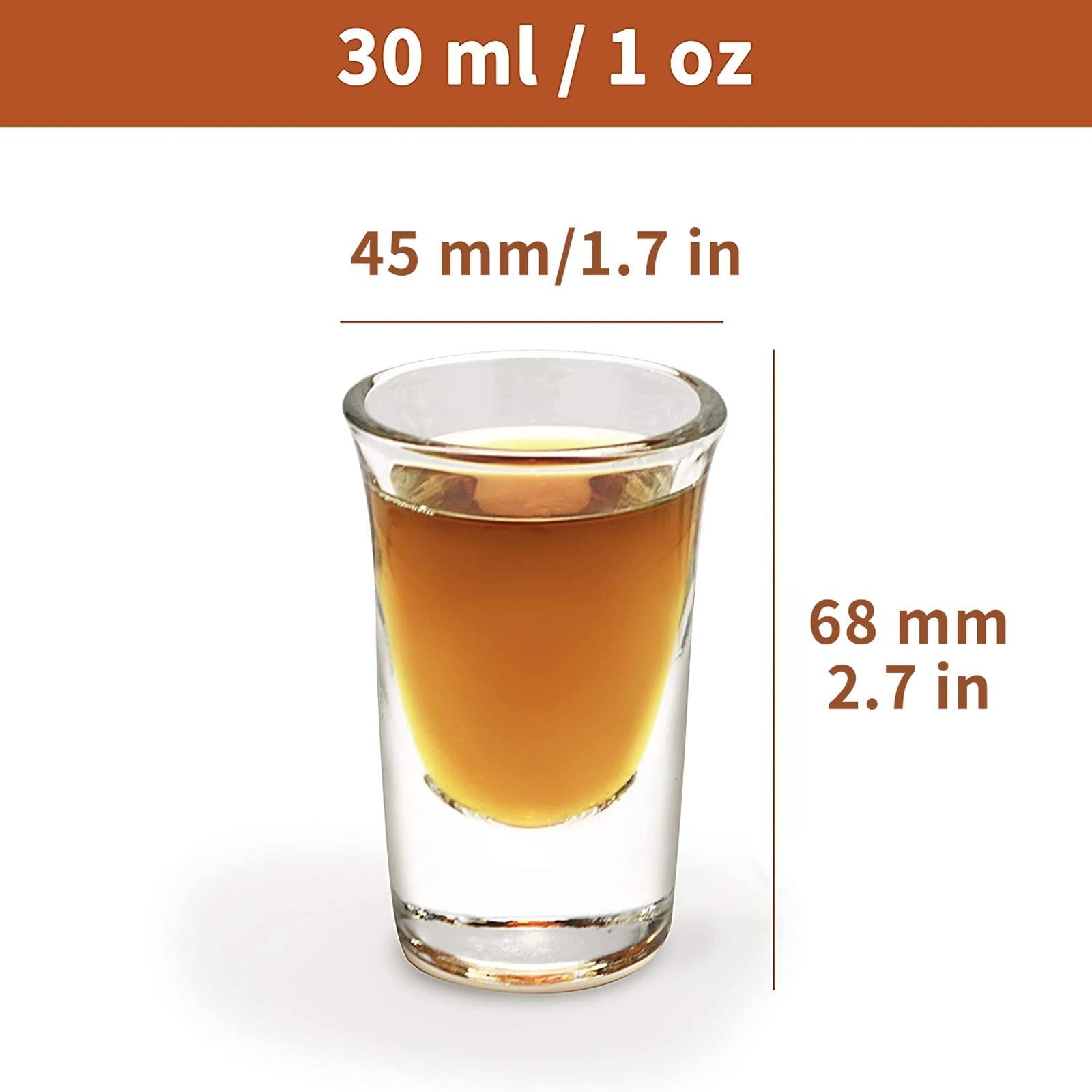 Shot Glasses Set 12pcs 30ml/1oz Shot Glass Tray Holder Organizer Straight Thi…