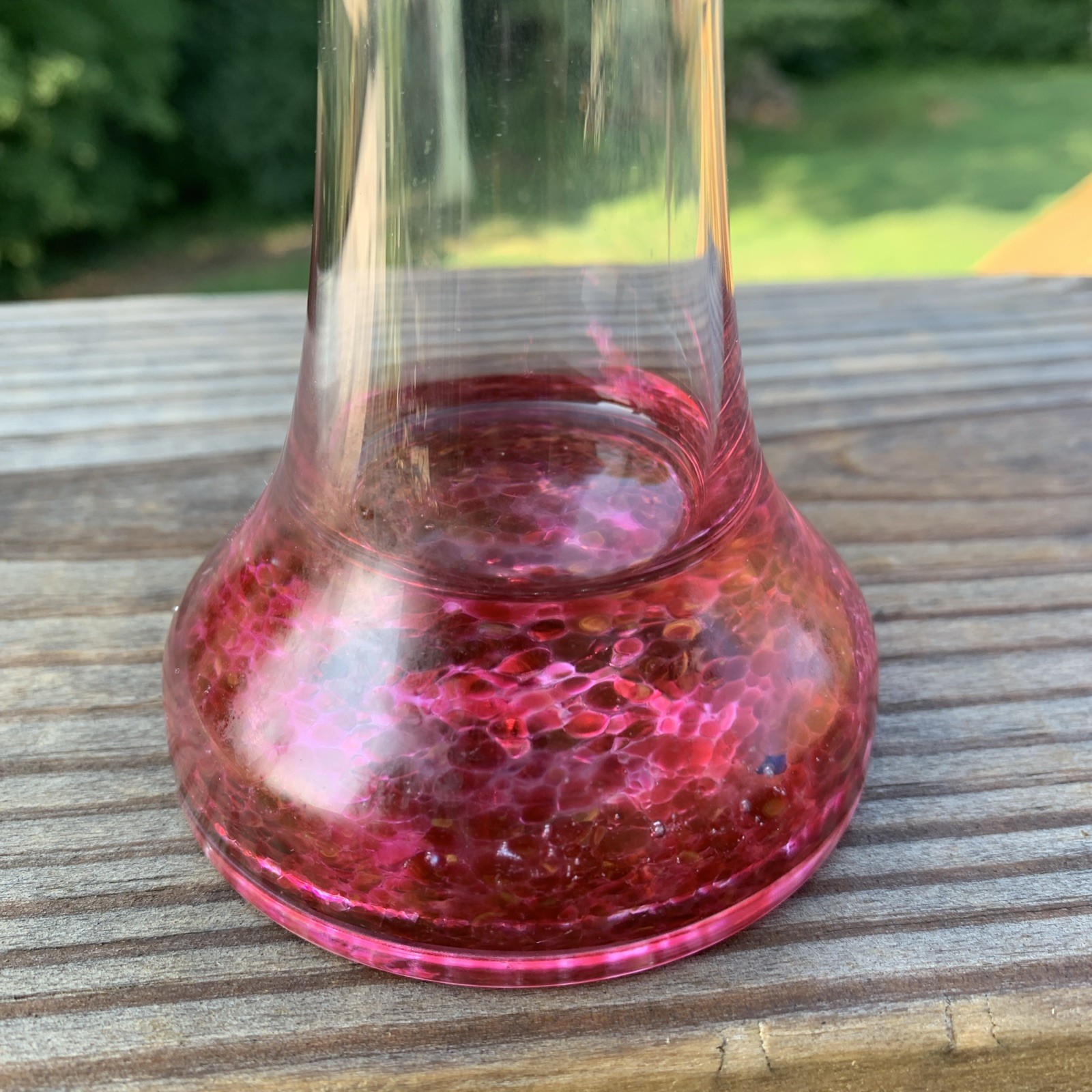 Noble Glass 10” Vase Hand Blown Signed ‘96