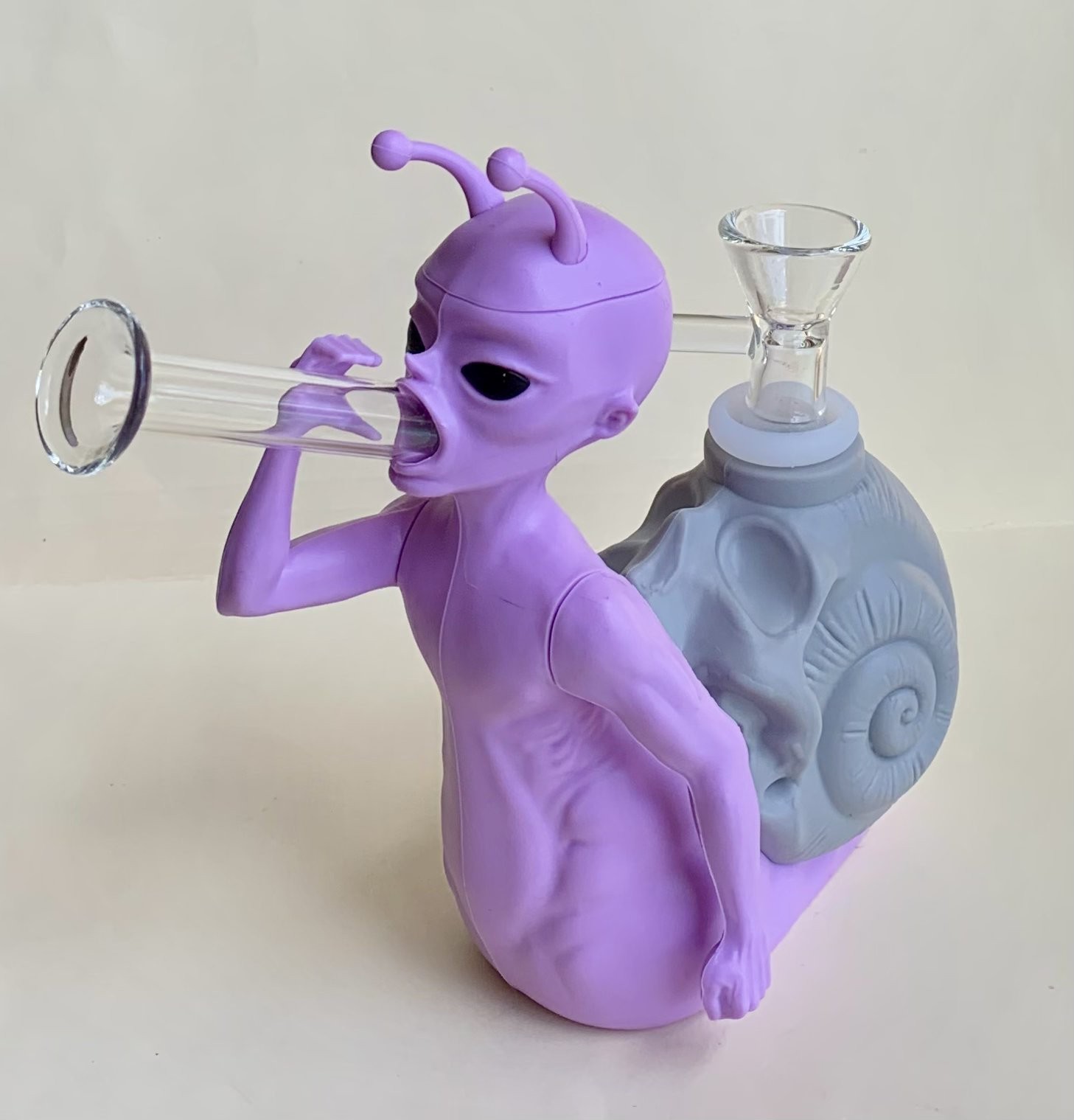 6 inch Silicone Snail Alien Tobacco Hookah Smoking Water Pipe