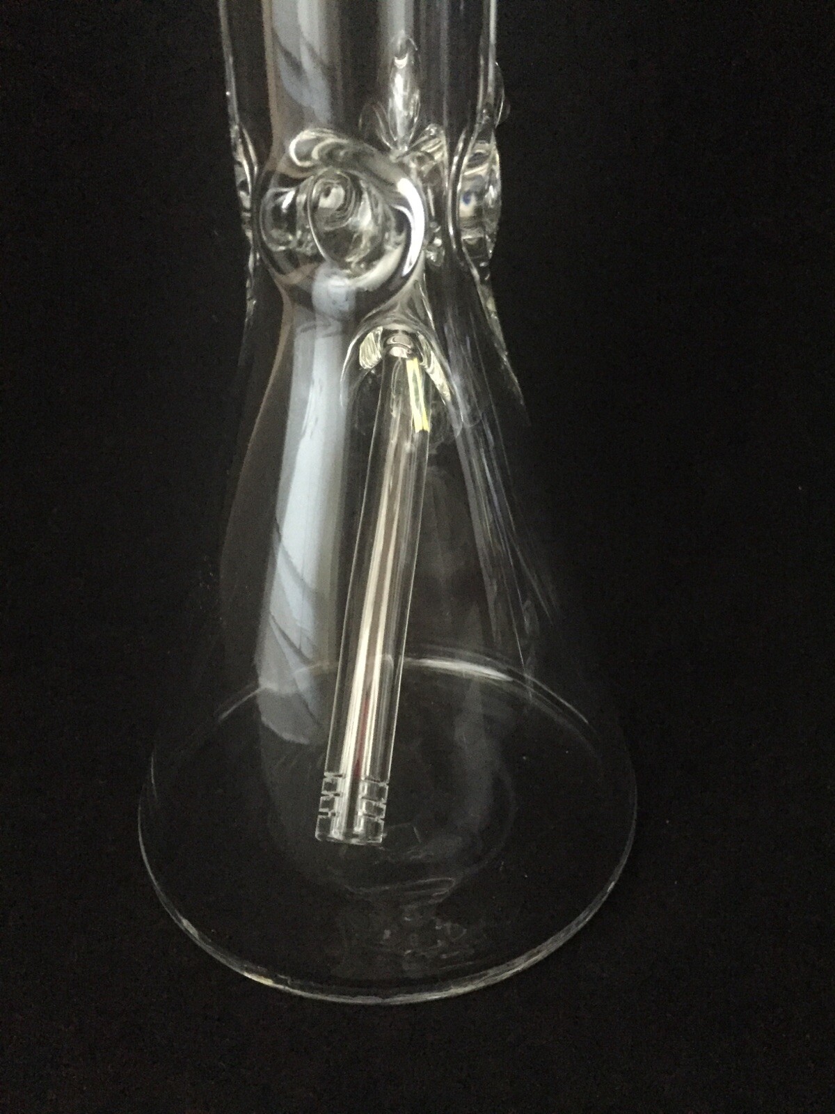 9mmHeavy Thick Glass Water Pipe Bong Beaker “18” Inch