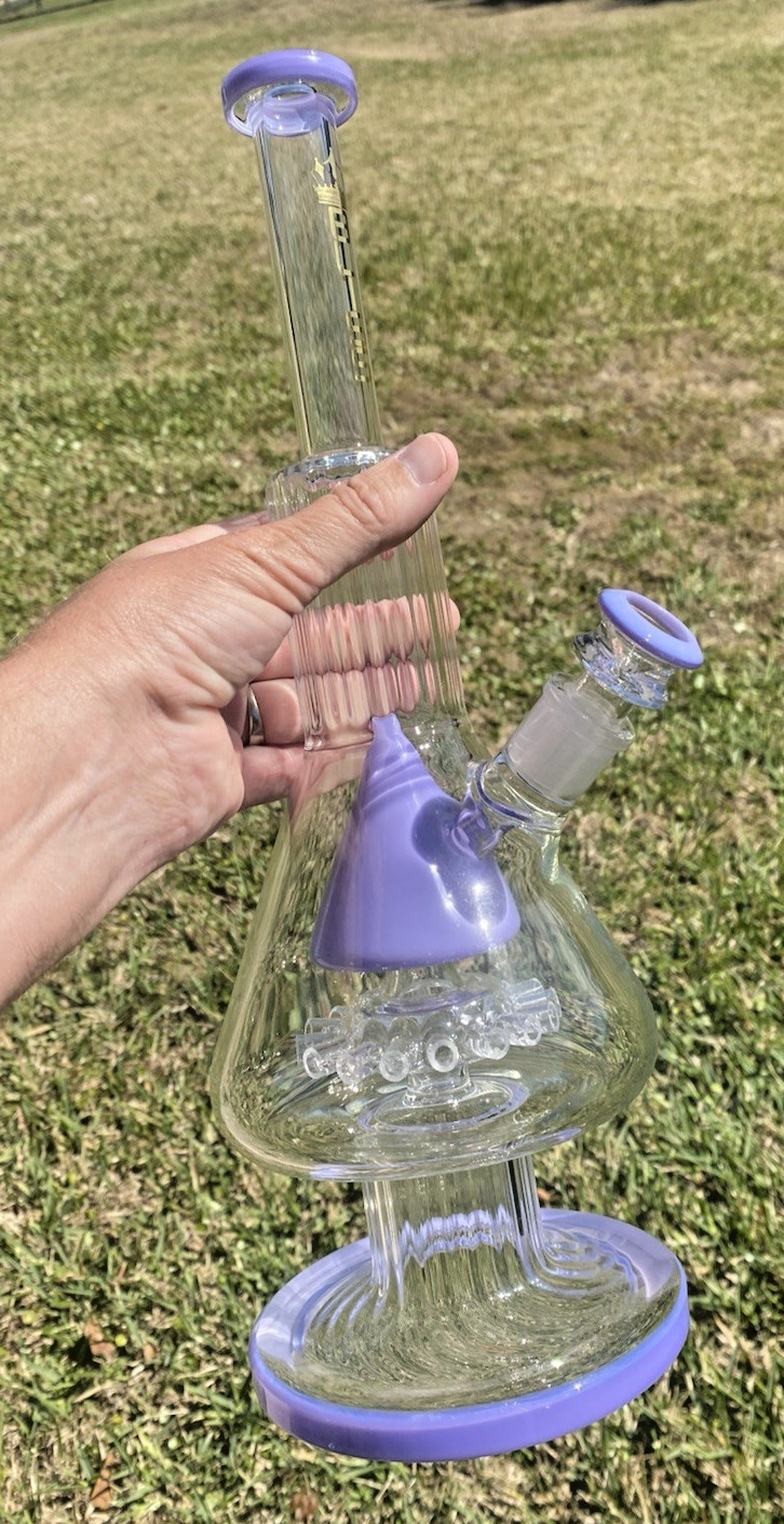 14.5&Prime; BLISS Bong Quality Tobacco Smoking Water Pipe Hookah 5&Prime; base 16 Arm Perc