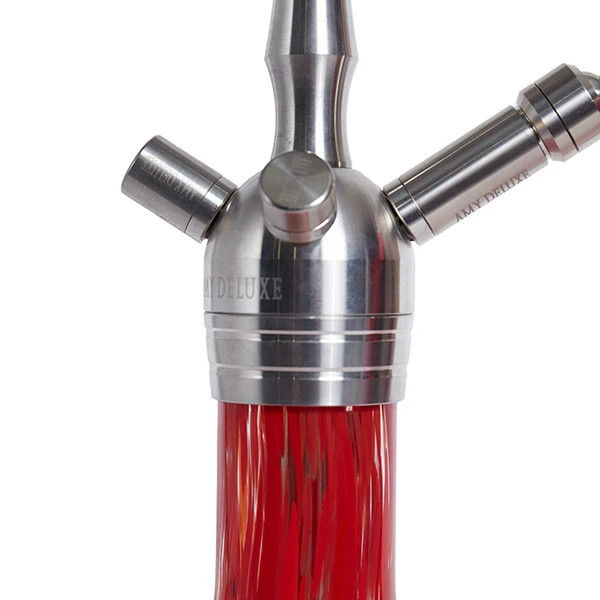 Hookah AMY Deluxe SS12 Stainless Steel Shisha 4 Color Variants Full Set Кальян