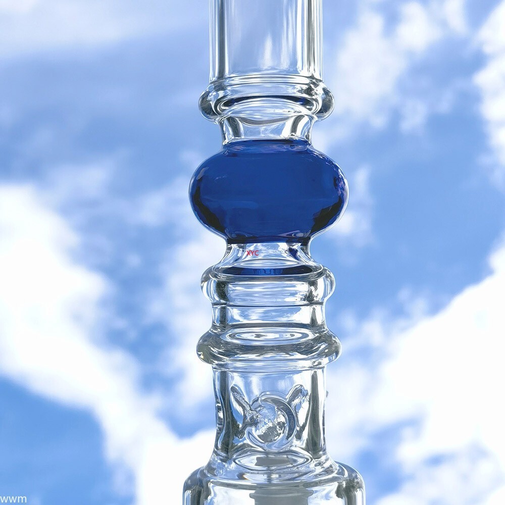 15 Inch Glass Bong Percolator Smoking Water Pipe Hookah Hand Pipe Shisha Bongs