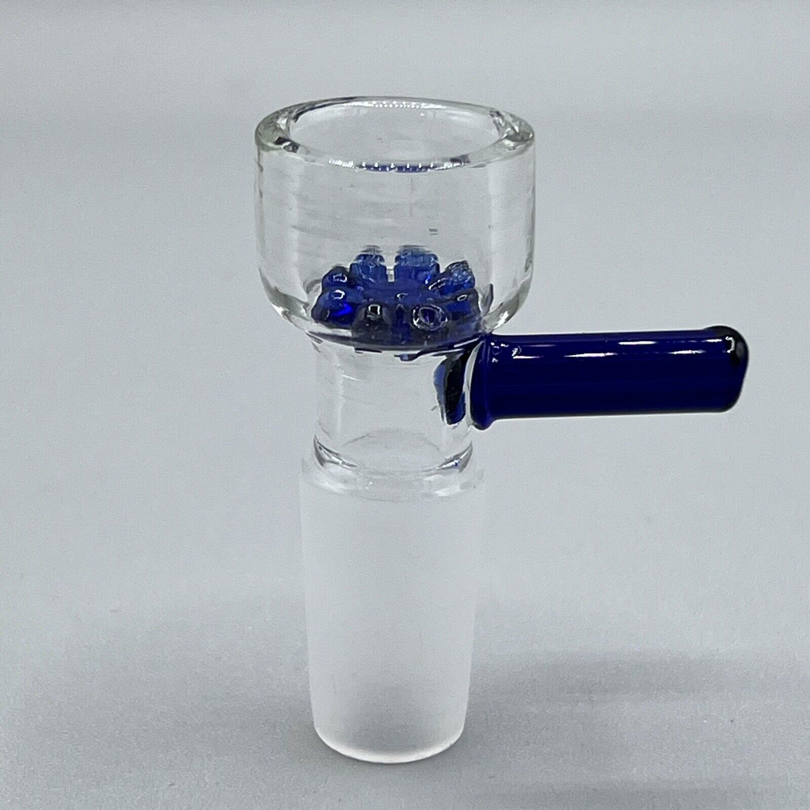2pcs 14mm Male Glass Slide Bowl With Snowflake Screen Head Piece For Glass Bong