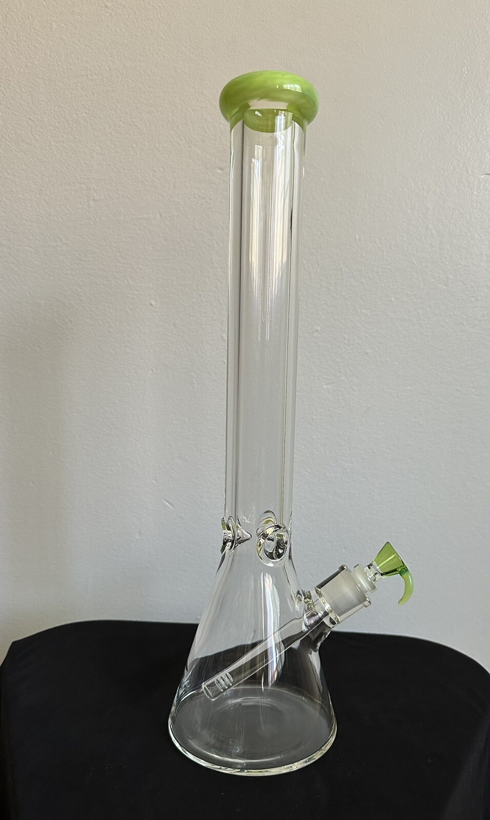 18” Beaker Water Pipe bong Slime Top 9mm Glass
