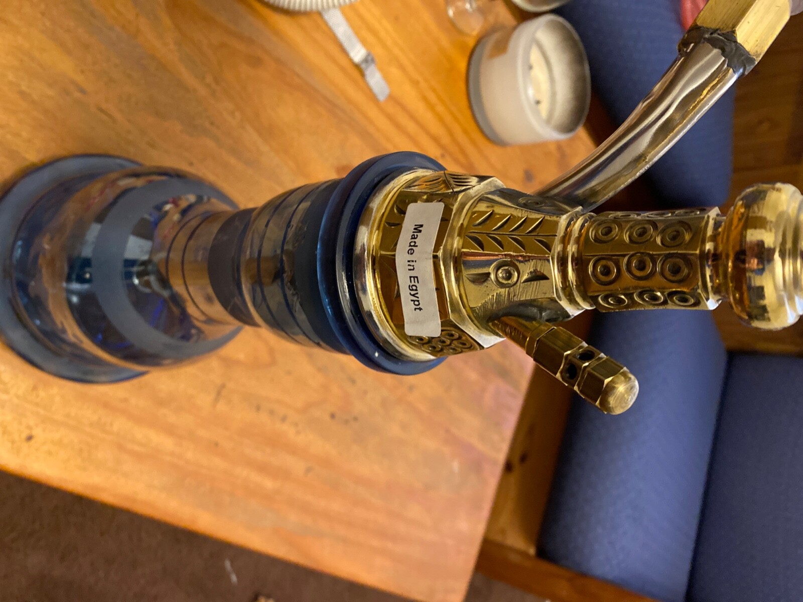 Khalil Mamoon Km 32&Prime; Hookah Apple Base. Text me with questions 440-867-8573.