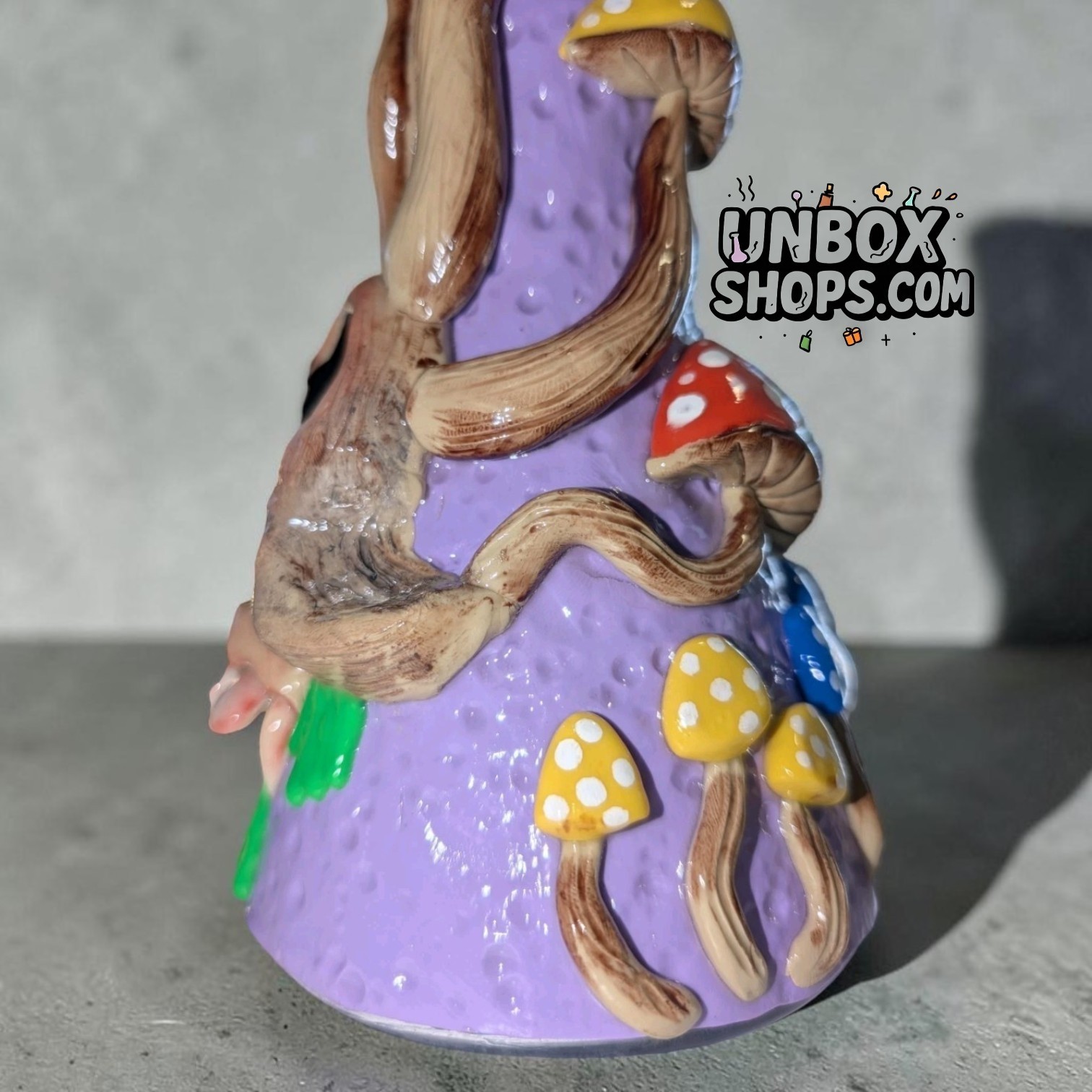 10&Prime; Mushroom Monster Roots 3D Water Pipe high Quality