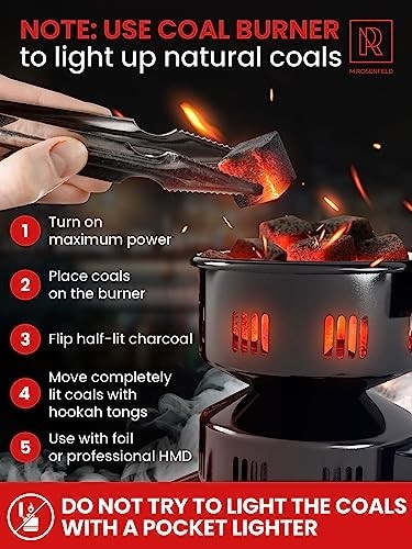 Premium Coconut Hookah Coals – 84 Count XL Pack, 100% Natural, 25mm Cubes, No Qu
