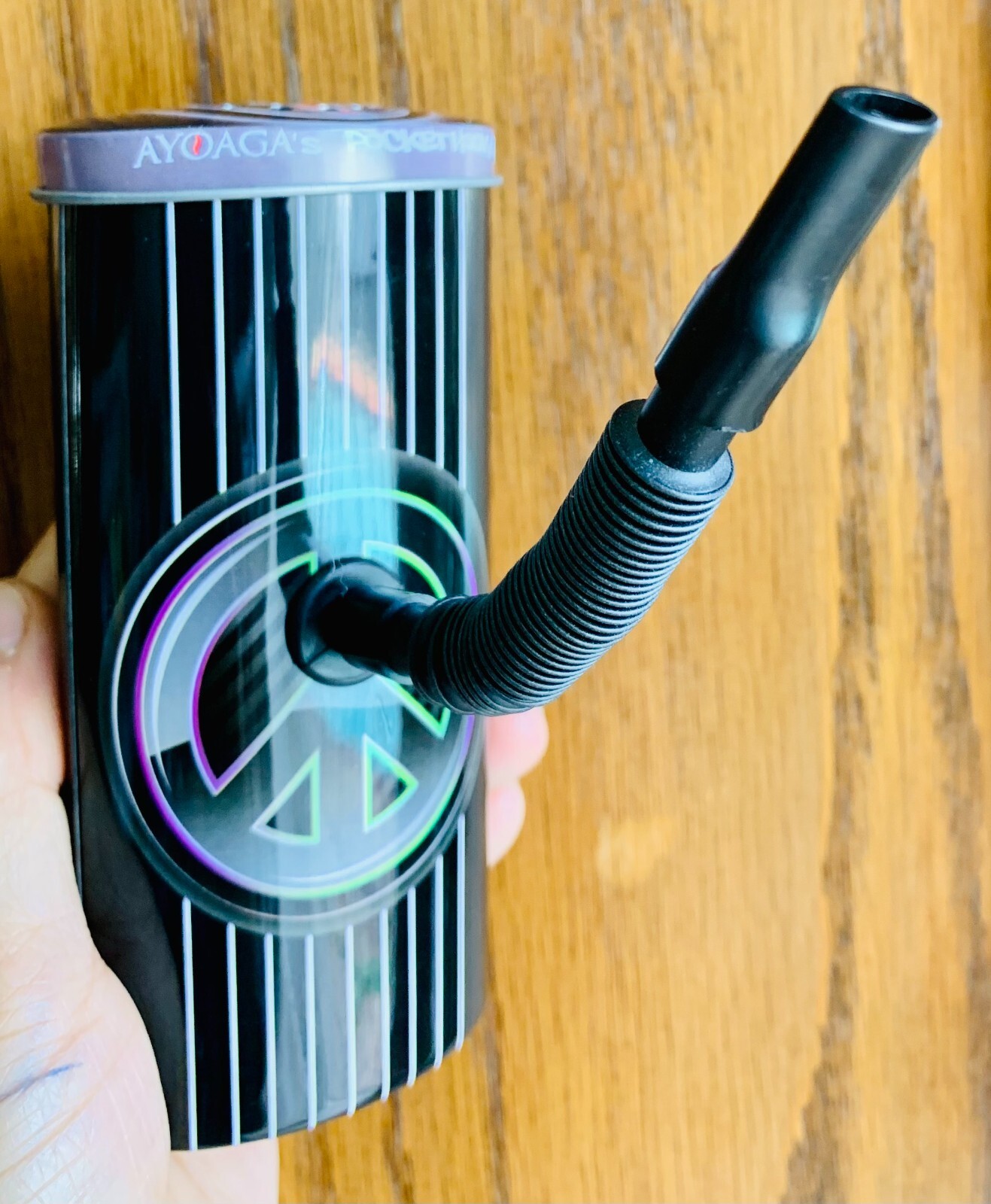 5 inch Ayoaga&rsquo;s Pocket Hookah Peace Pattern