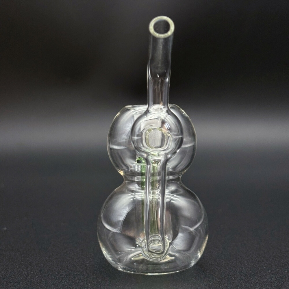 Mini 3.7&Prime; Glass Hookah Bong Gourd Ball Pyrex Smoking Water Pipe W/10mm Bowl