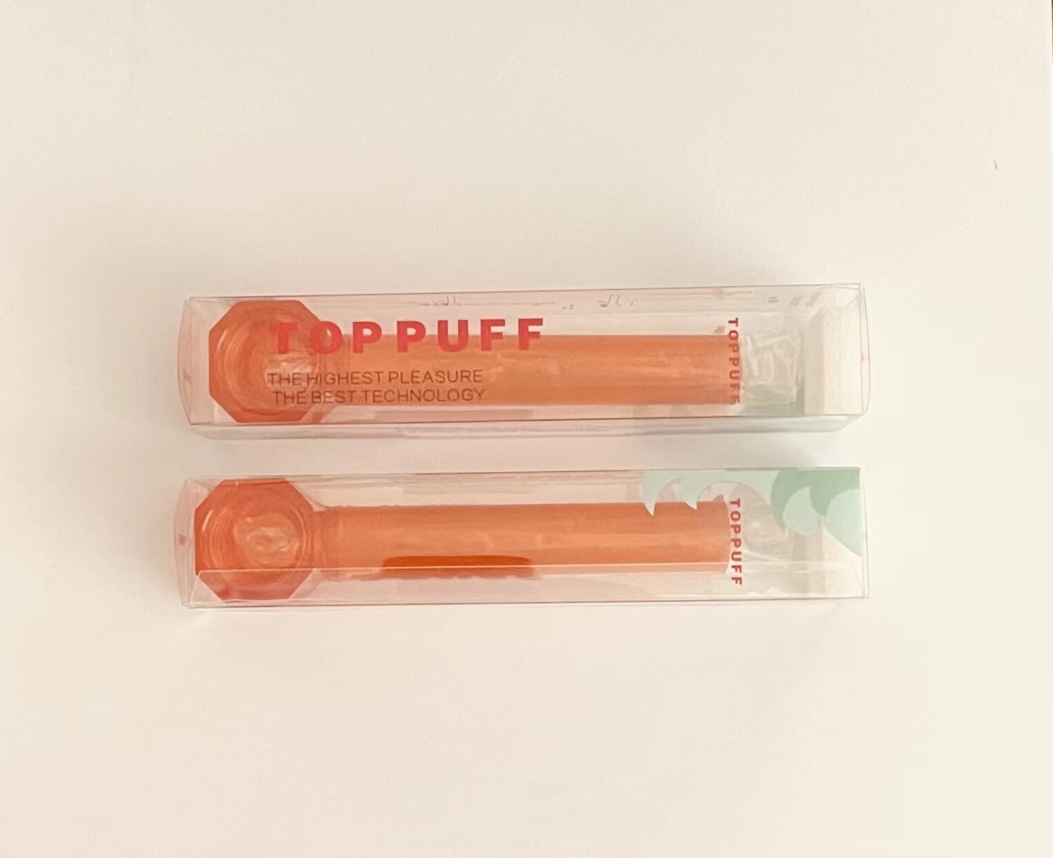 [2PCS Orange] Screw-on Water Bottle Converter Glass Bong Hookah