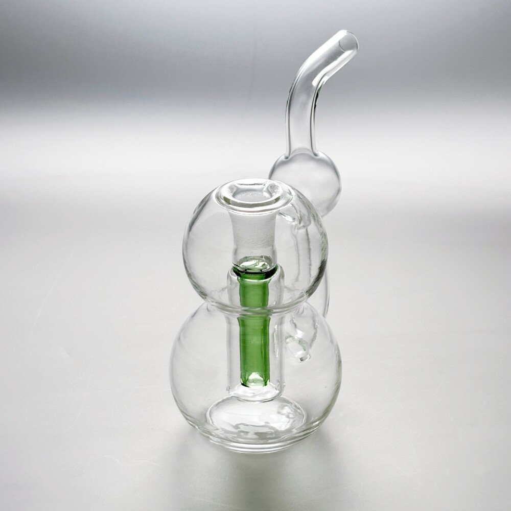 4 » Small Gourd Glass Water Pipe Bong Recycler Perc Bubbler w/Tool Box Full Set