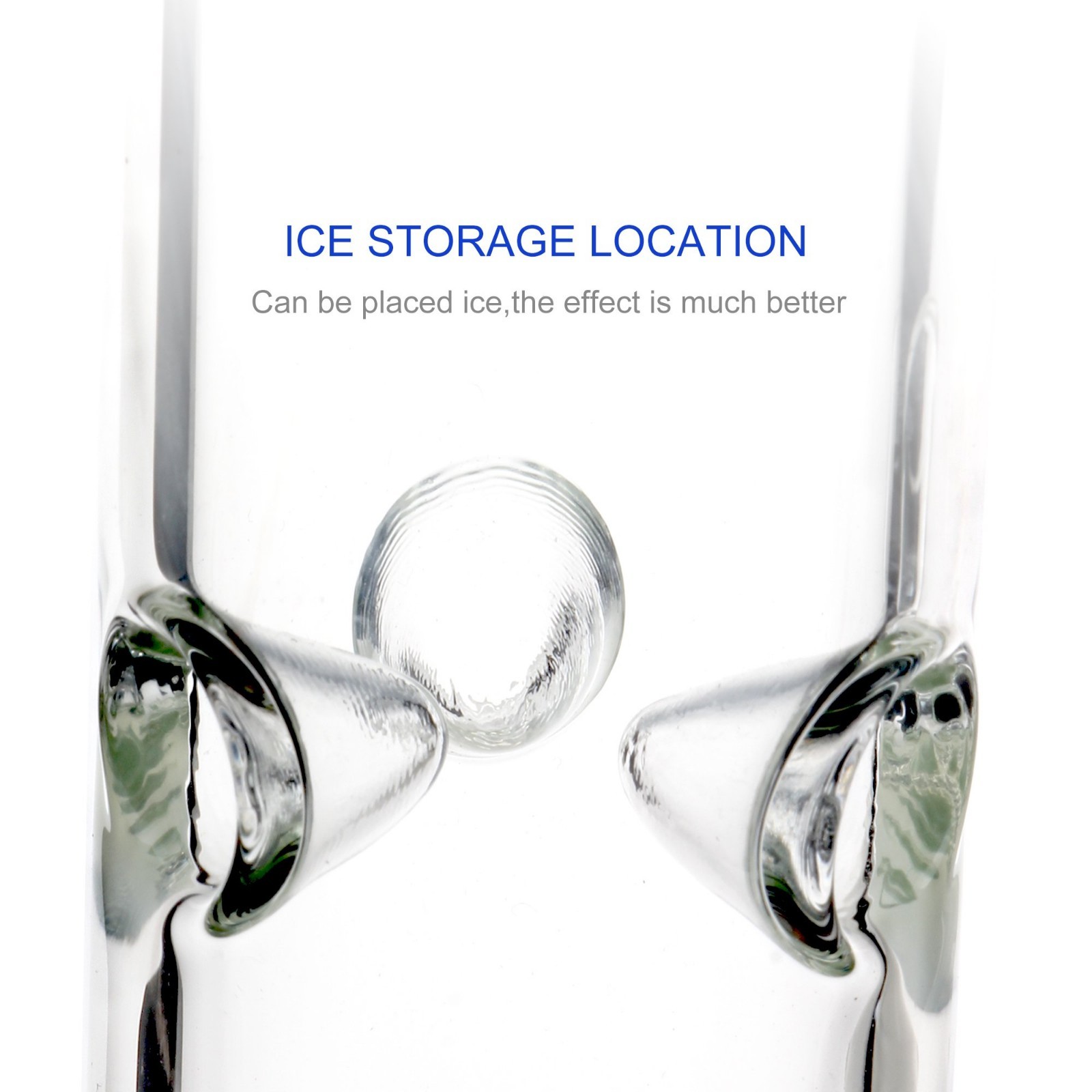 14 Inch 7mm Heavy Thick Glass Bong Water Pipe Smoking Beaker Perc Bongs