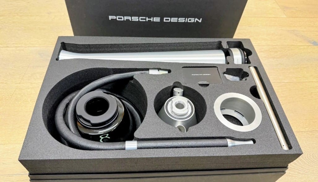Porsche Hookah Collectable Shisha ONLY 2 LEFT !!! BLACK SILVER