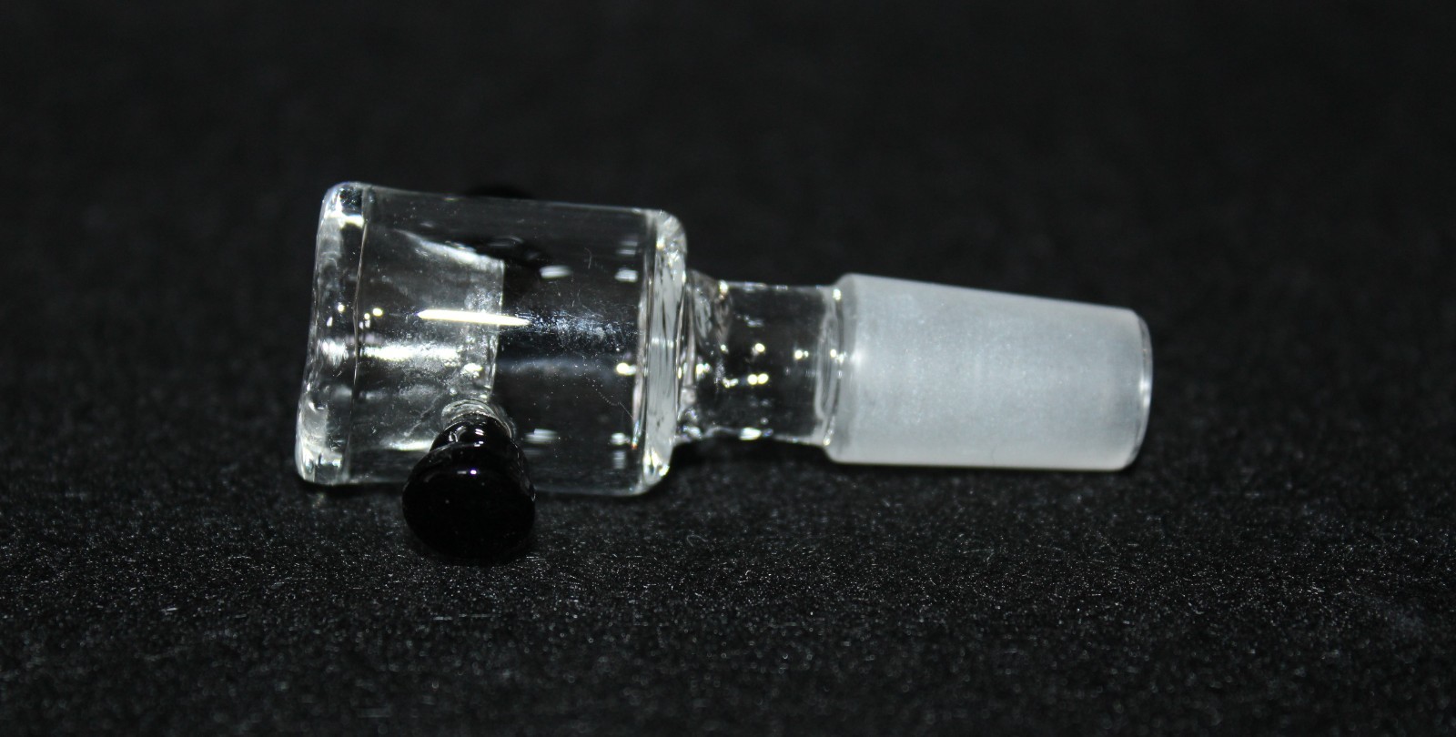 14mm CARBON GRIP Slide Bowl Tobacco w/built-in screen Glass Slide 14 mm