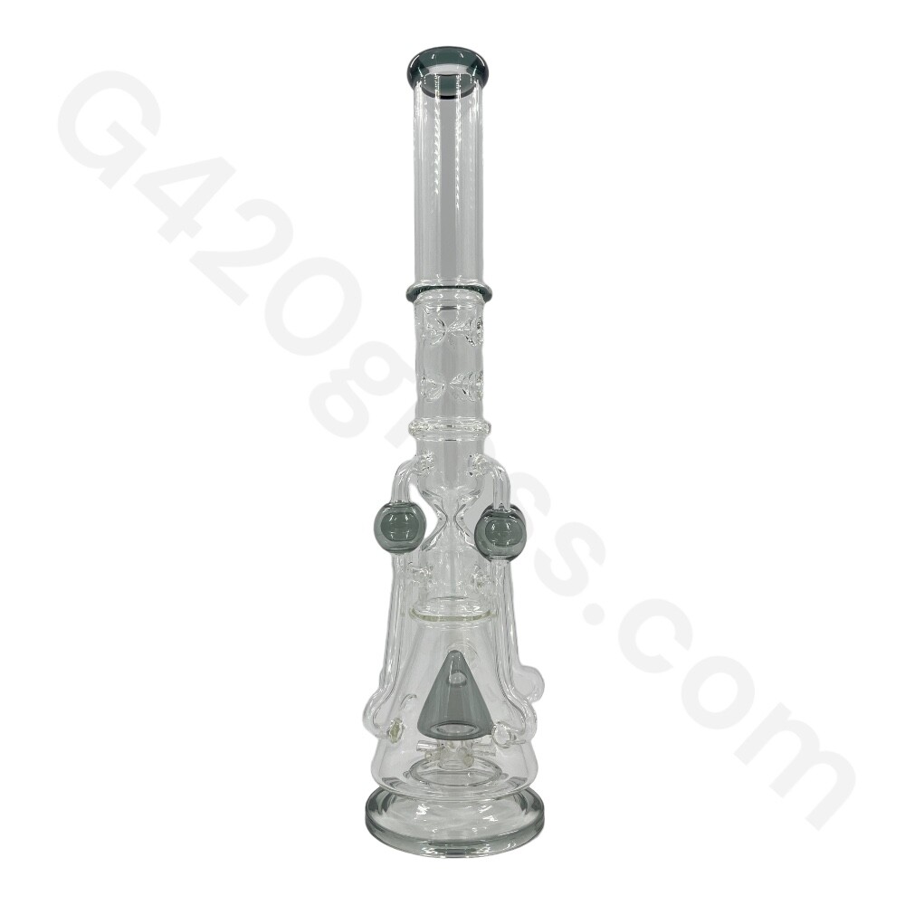 21 Inch heavy duty Lookah style Glass Bong | Water Pipes Hookah Bongs