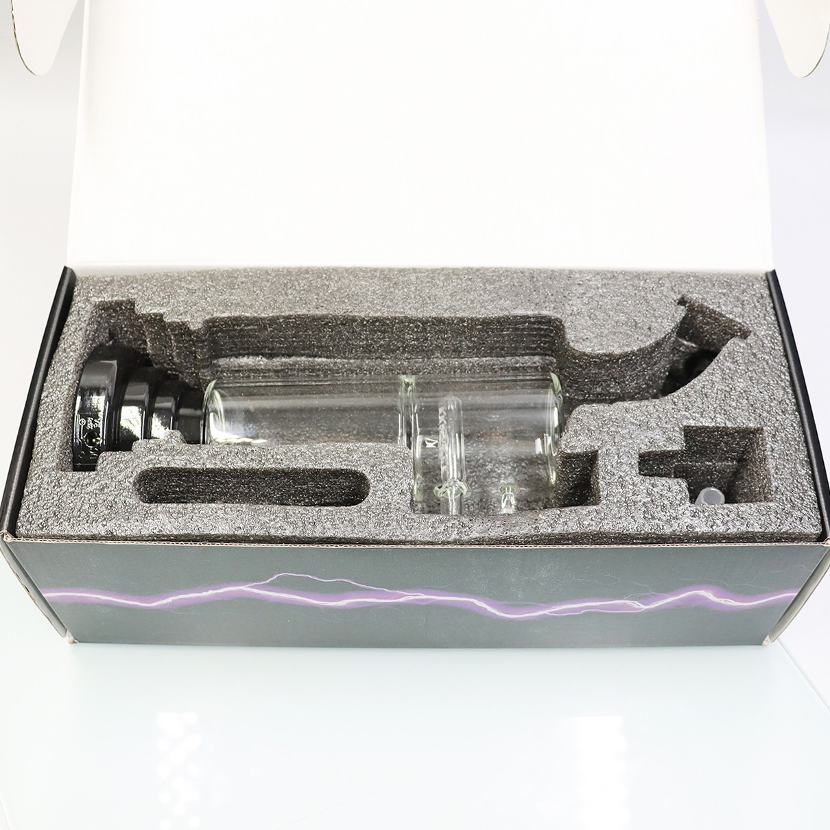 14INCH Plasma Electric Glass Bong Water Pipes Smoking Bongs w/14mm bowl Hookah