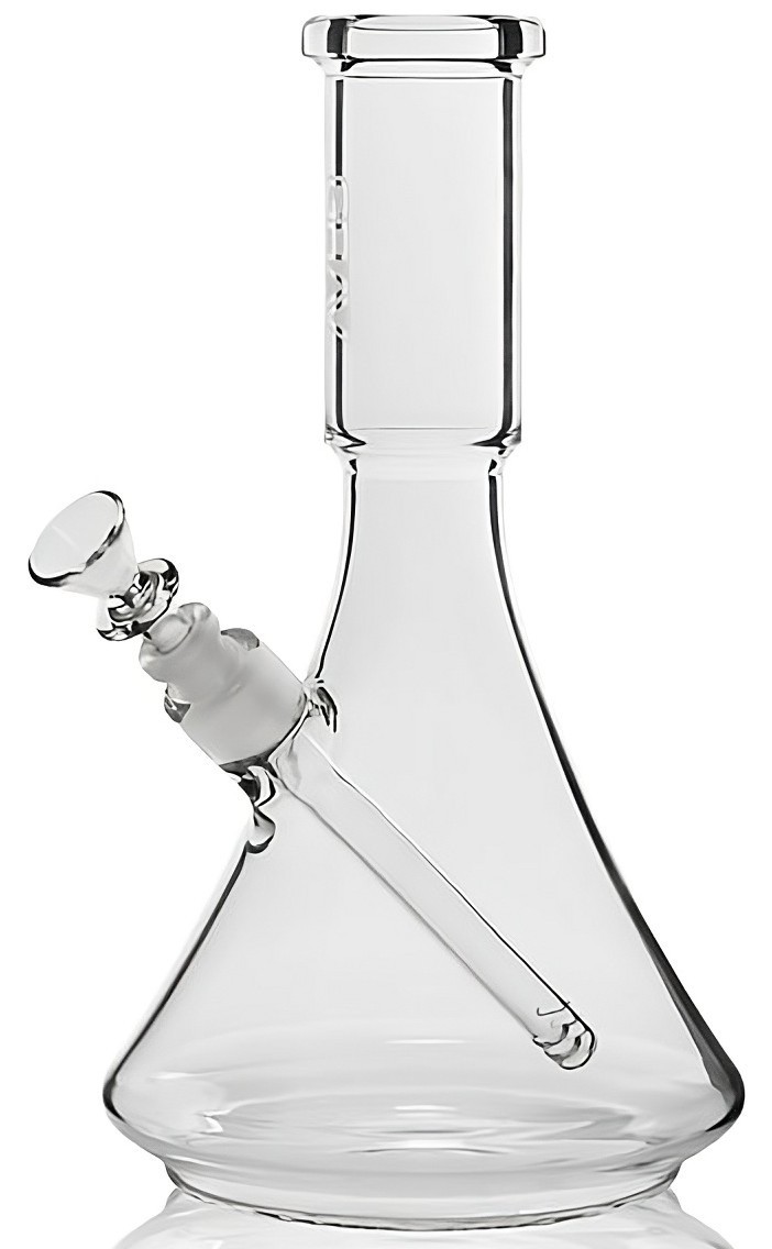 THICK Grav® Deco Beaker Bong THICK Bong Glass Water Pipe Bubbler CLEAR *USA*