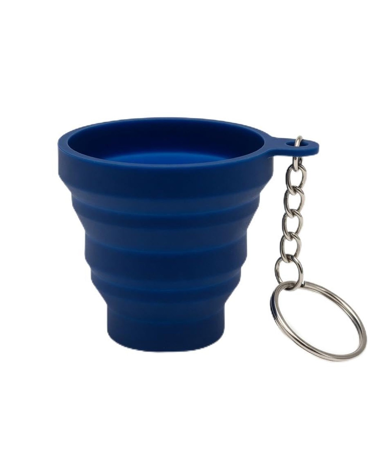 Pocket sized silicone Shot Glass with Keychain, Collapsible Silicone Reusable…