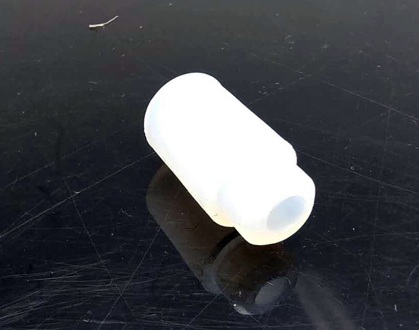 (100) Silicone 510 Disposable Mouthpiece Drip Tip Wide Bore Tester Clear Lot