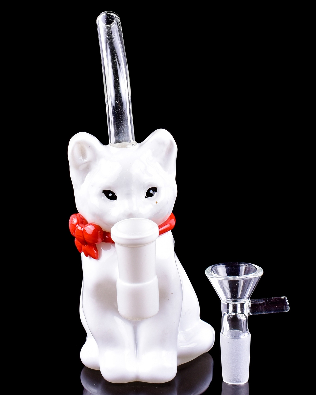 Cute Bong Glass Water Pipe Girly Bong Mini Bong Cat Bong Glass Pipe Hookah *USA*