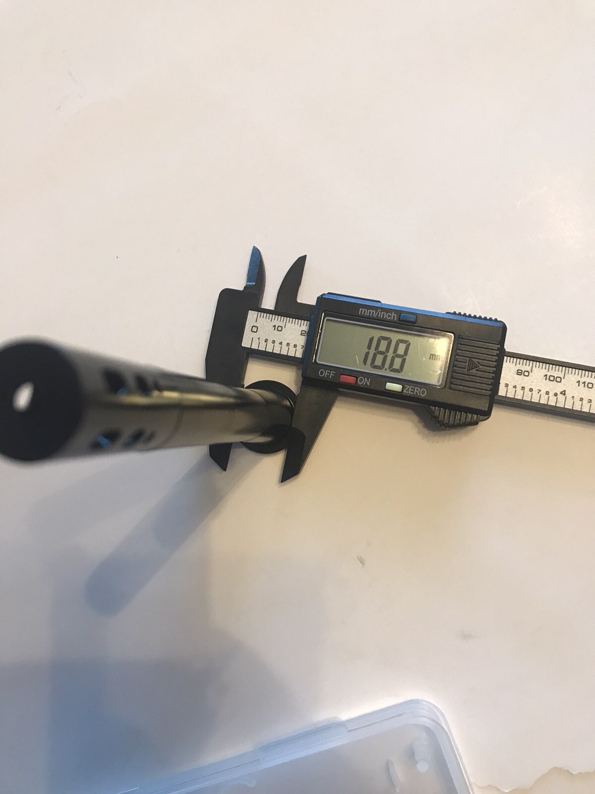 Aluminum Downstem 19mm/14mm Black With Clear 14mm Bowl Breaks Down Into 7 Sizes