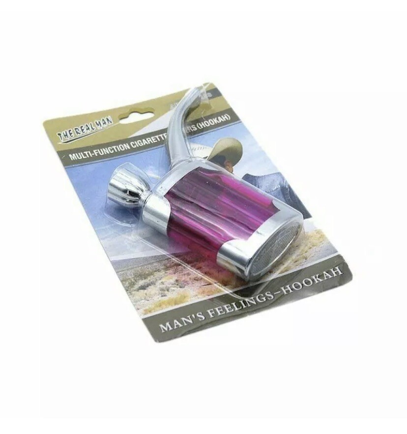 2 Pcs Dual Purpose Resin Smoking Pipe Mini Shisha Hookah Pipe Water Tobacco
