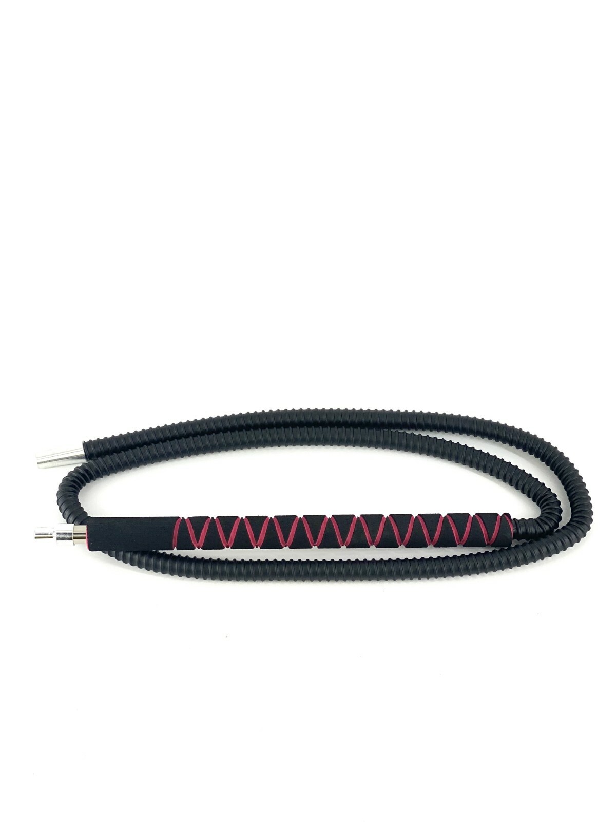 Everember Hookah Sponge Hose-Black/Red Cross