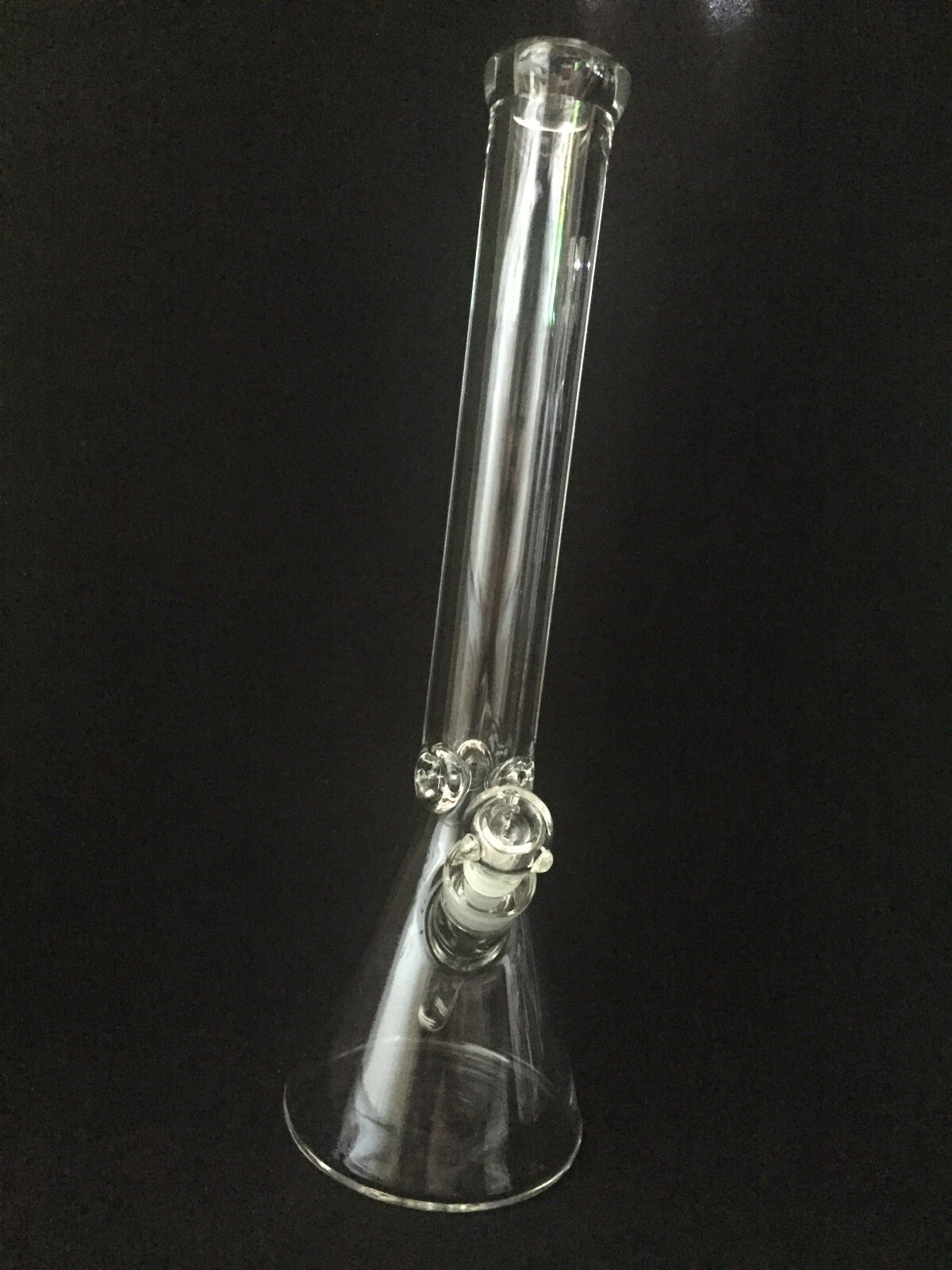 9mmHeavy Thick Glass Water Pipe Bong Beaker “18” Inch