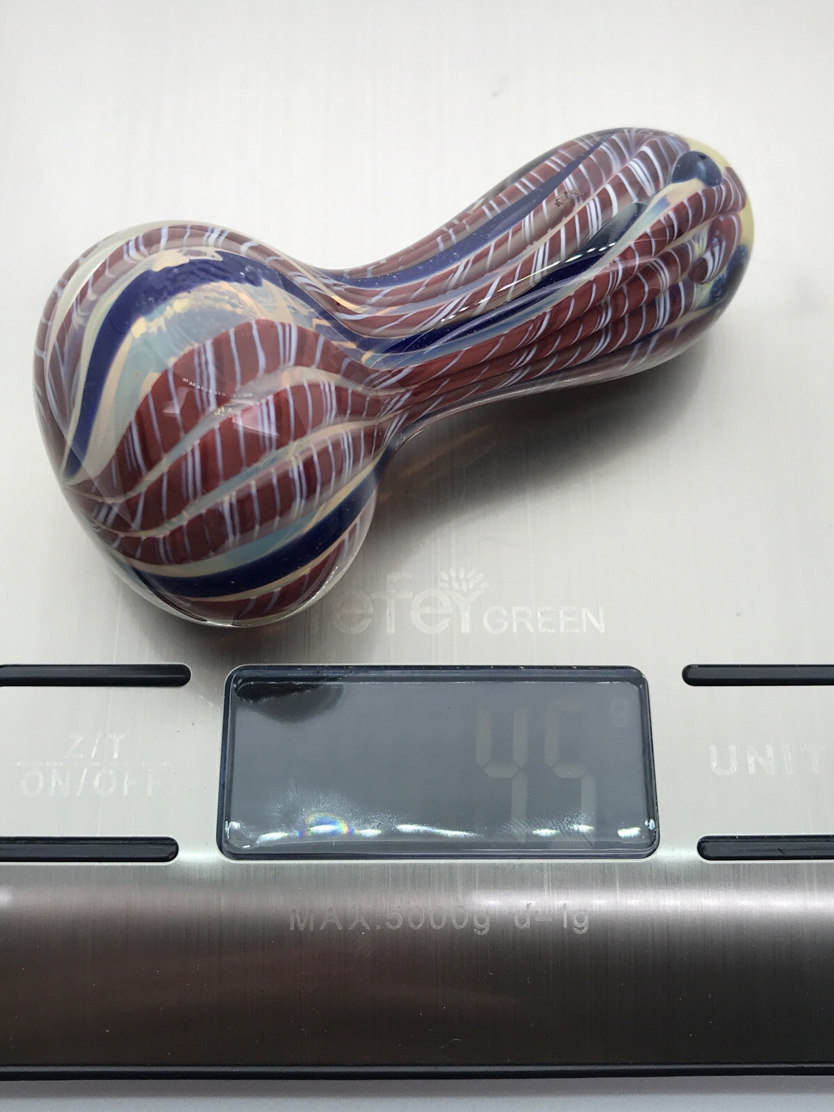 TOBACCO MINI HITTER BLOWN GLASS SMOKING PIPA BOWL 3” USA HEAVY HAND POCKET PIPE