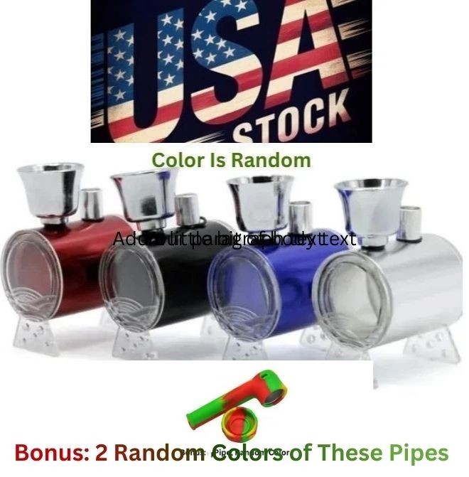 Mini Portable Water Pipe/Bong (Random Color) – Bonus FREE Pipe Included
