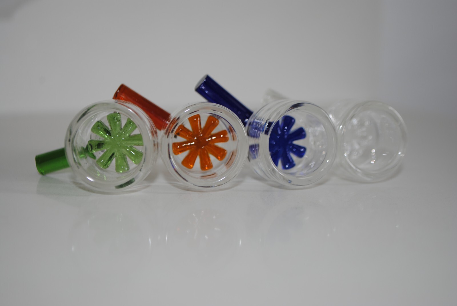 10MM GLASS BOWL blue MALE INSERT ASHCATCHER BONG PIECE 1 PIECE ONLY 14MM BOWL